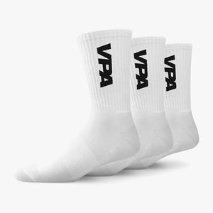 Crew Socks 3 Pack - Whites