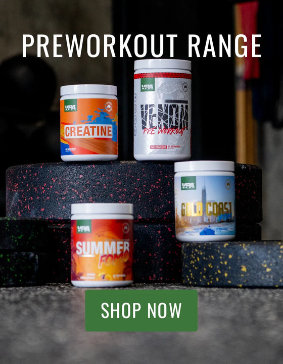 VPA pre-workout supplement range