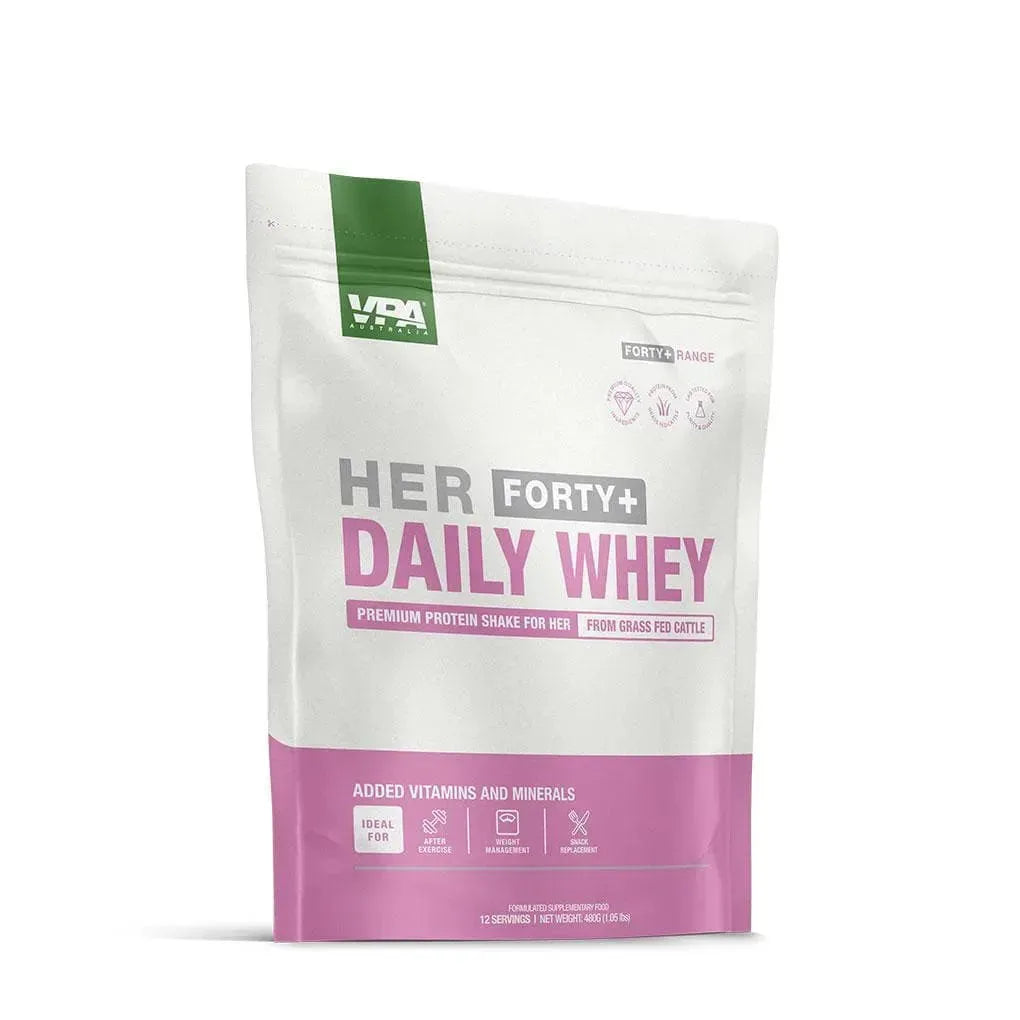 What should I mix Forty+ Her Daily Whey Powder?