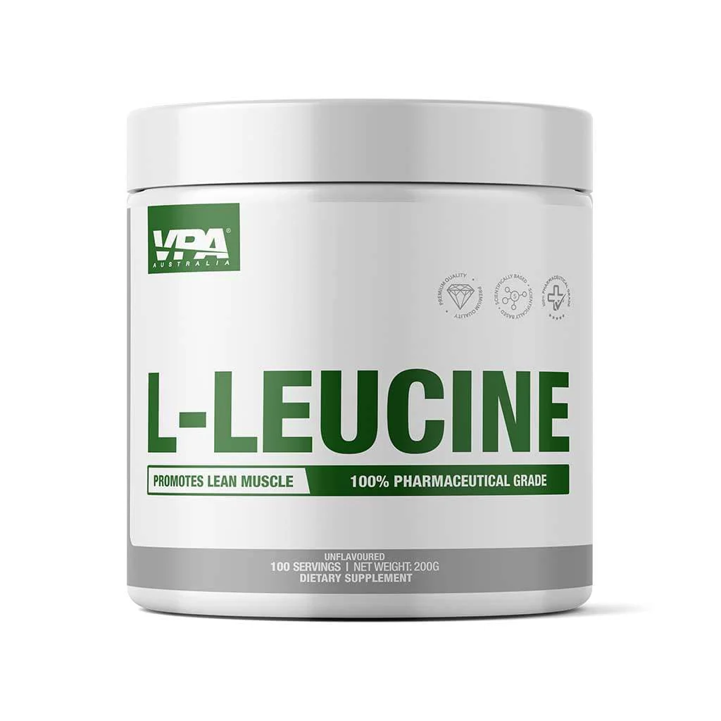 What does leucine supplement powder taste like?