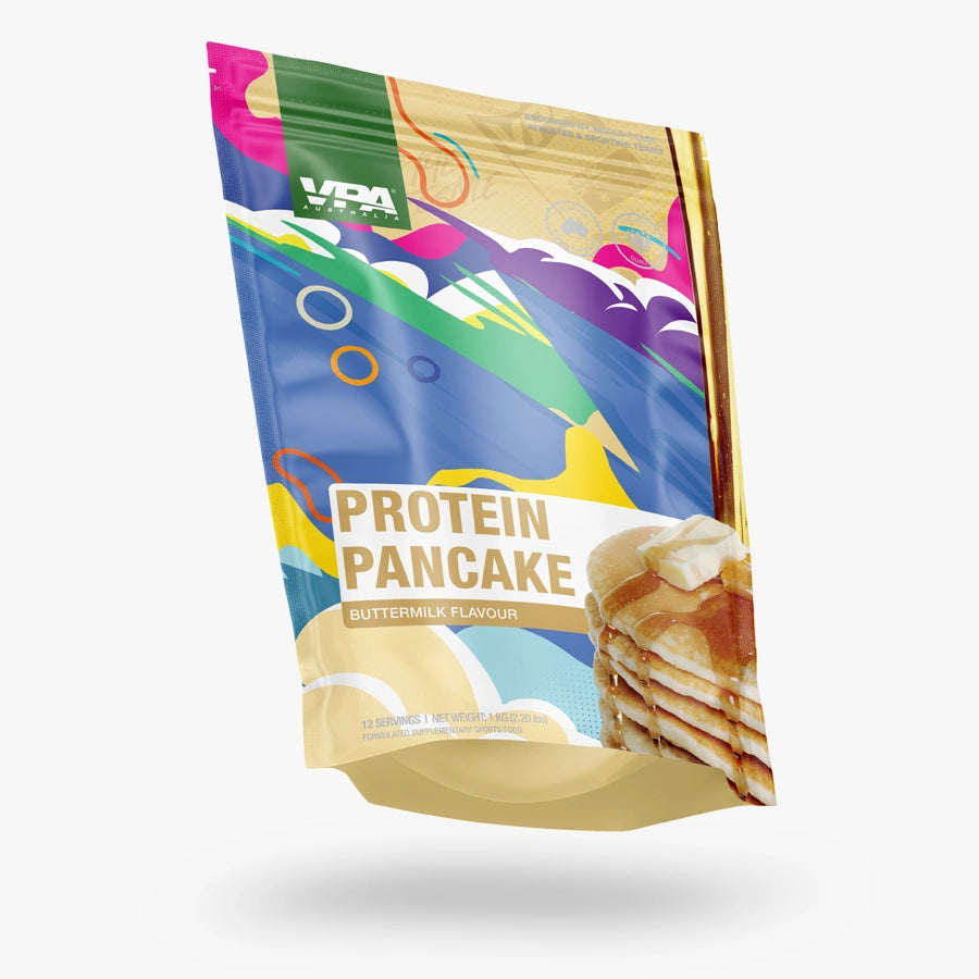 What flavours does VPA Protein Pancake Mix come in?