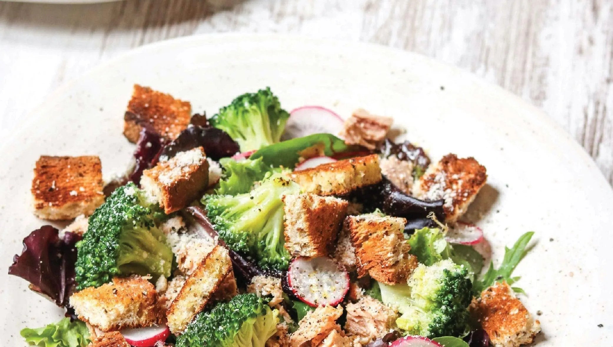 Tuna & Broccoli Salad with Honey Vinaigrette