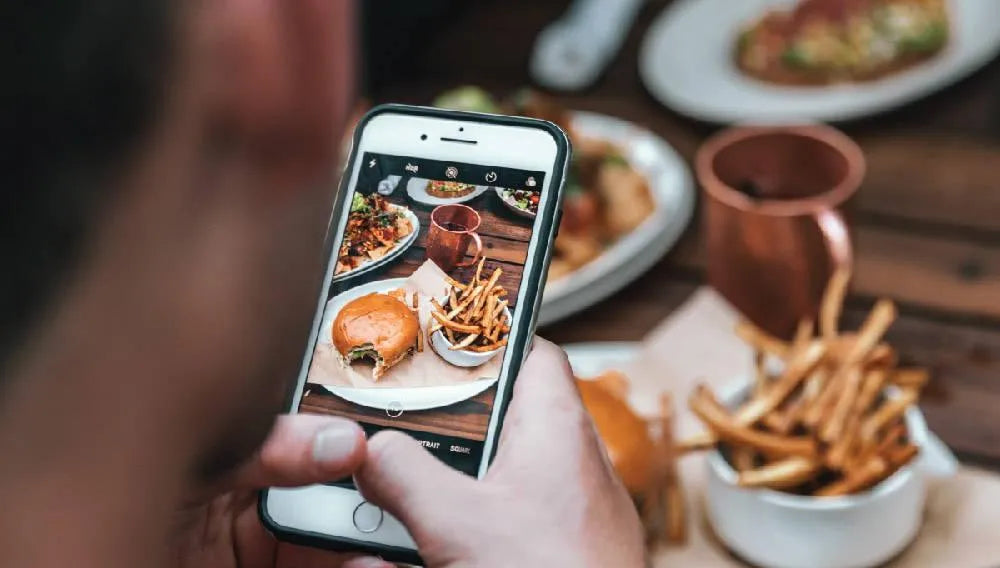How does technology influence eating habits?