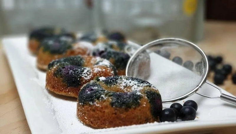 Blueberry Breakfast Donuts