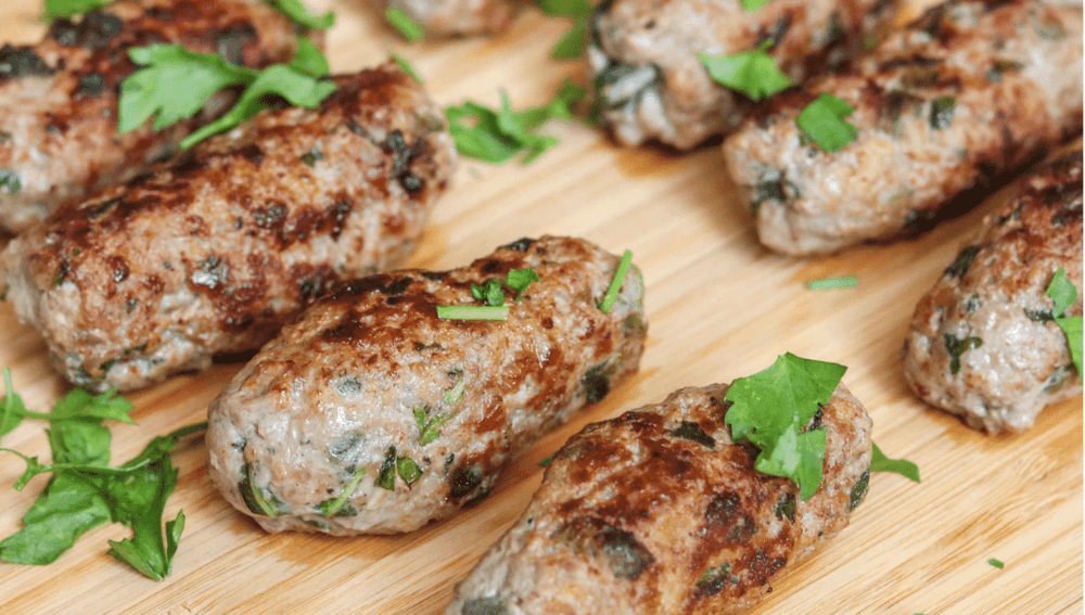 Herby sausages