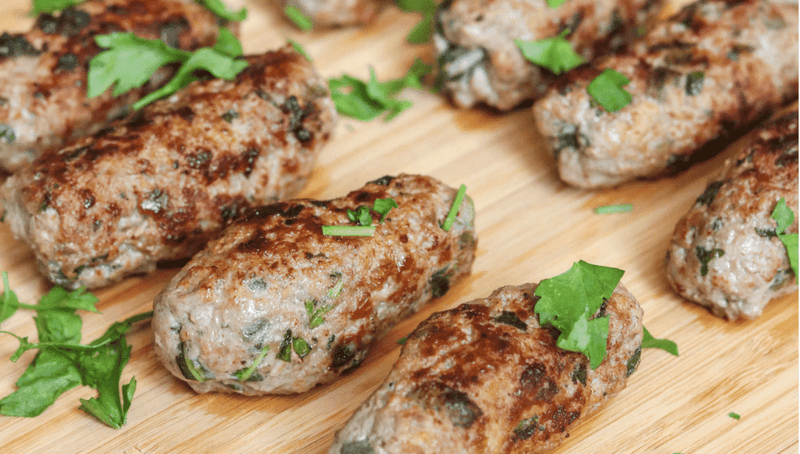 Herby sausages