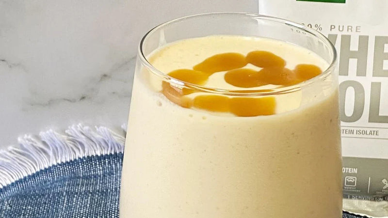 Salted Caramel Banana Nut Thickshake