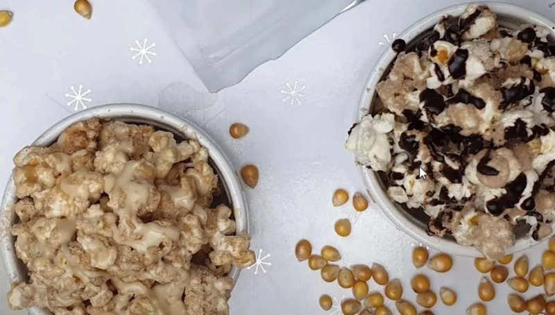 Choc Popcorn Protein Treat
