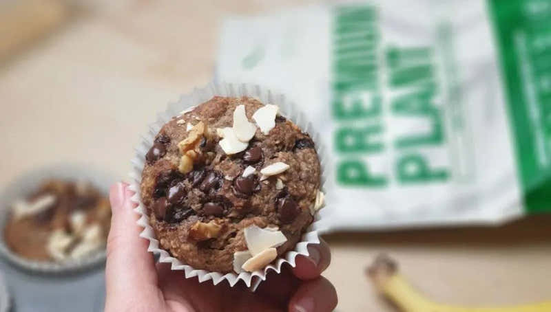 Vegan Banana Nut Muffins