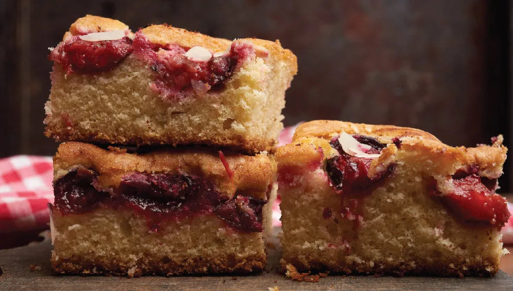 Strawberry Protein Blondies