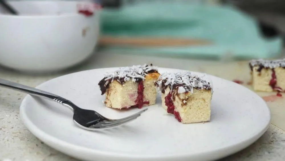 Lamington Protein Bites