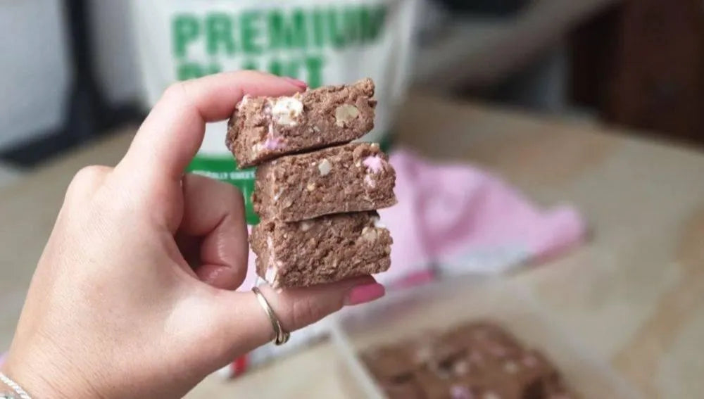 Rocky Road Protein Slice