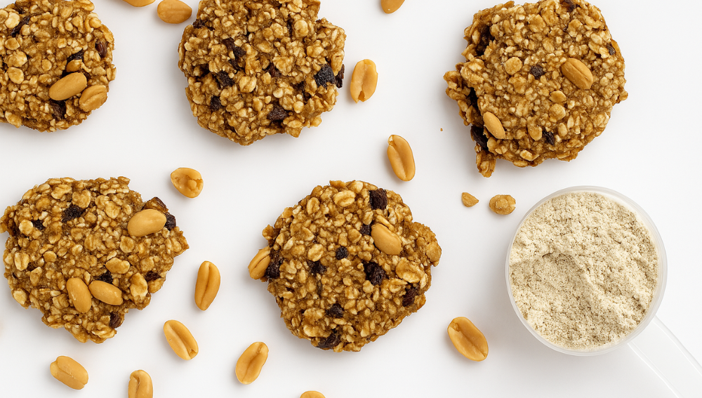 Choc Caramel Pro-Oat Cookies