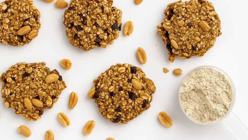 Choc Caramel Pro-Oat Cookies