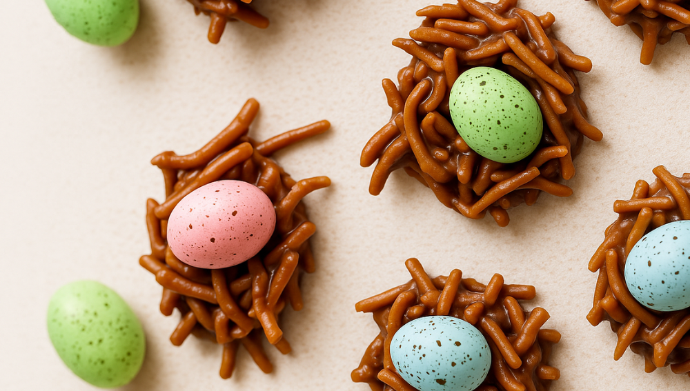 High Protein Chocolate  Easter Nests