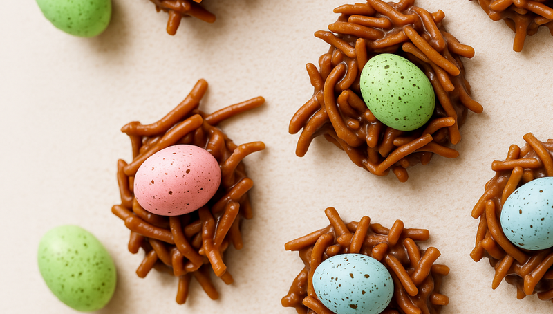 High Protein Chocolate  Easter Nests