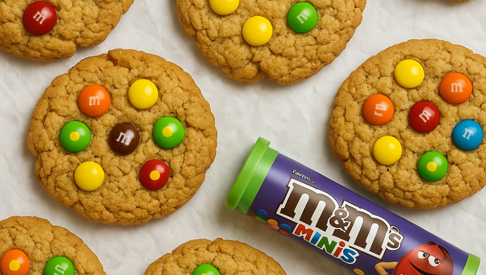 M&M Tahini Cookies