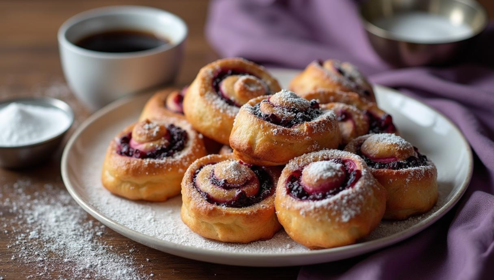 Raspberry Scrolls