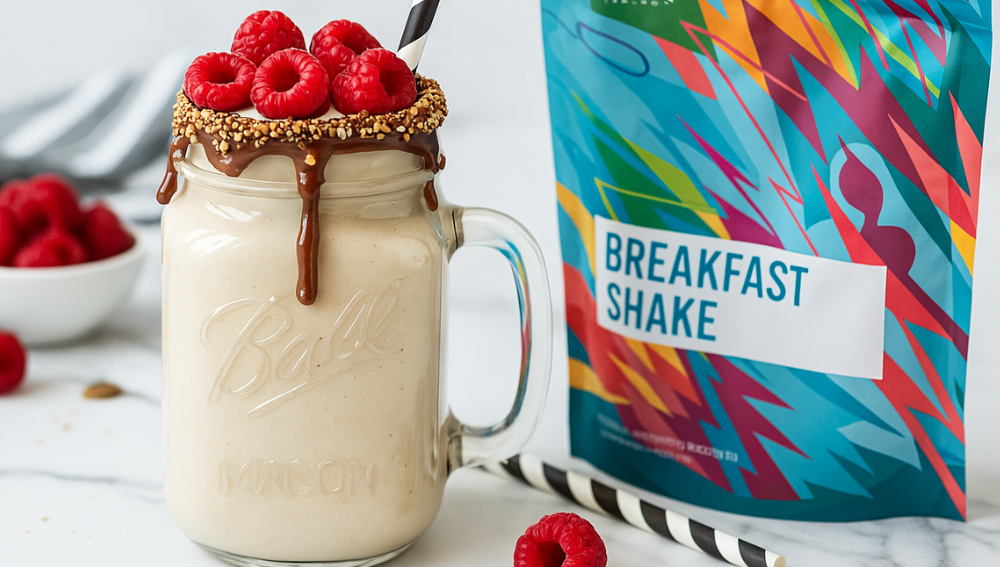 Breakfast Vanilla "milk" shake