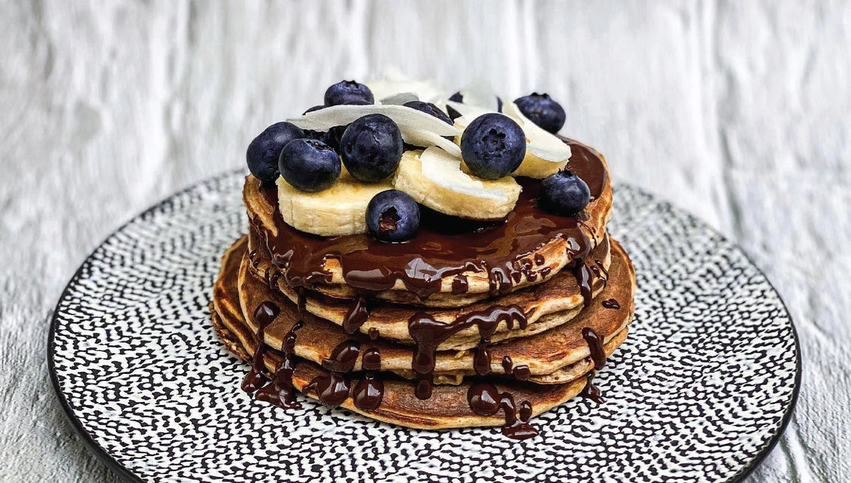 Choc Coconut Protein Pancakes-VPA Australia