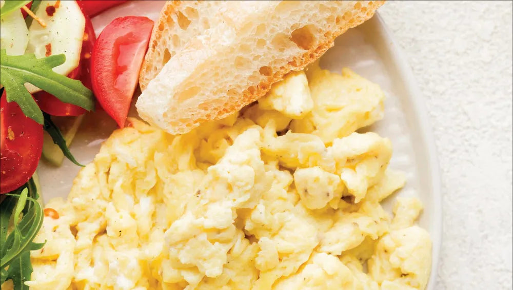 Scrambled Eggs and Breakky Hash