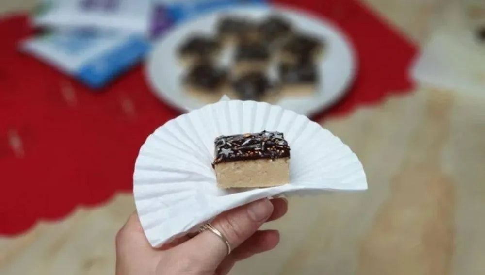 Festive Protein Peanut Butter Fudge