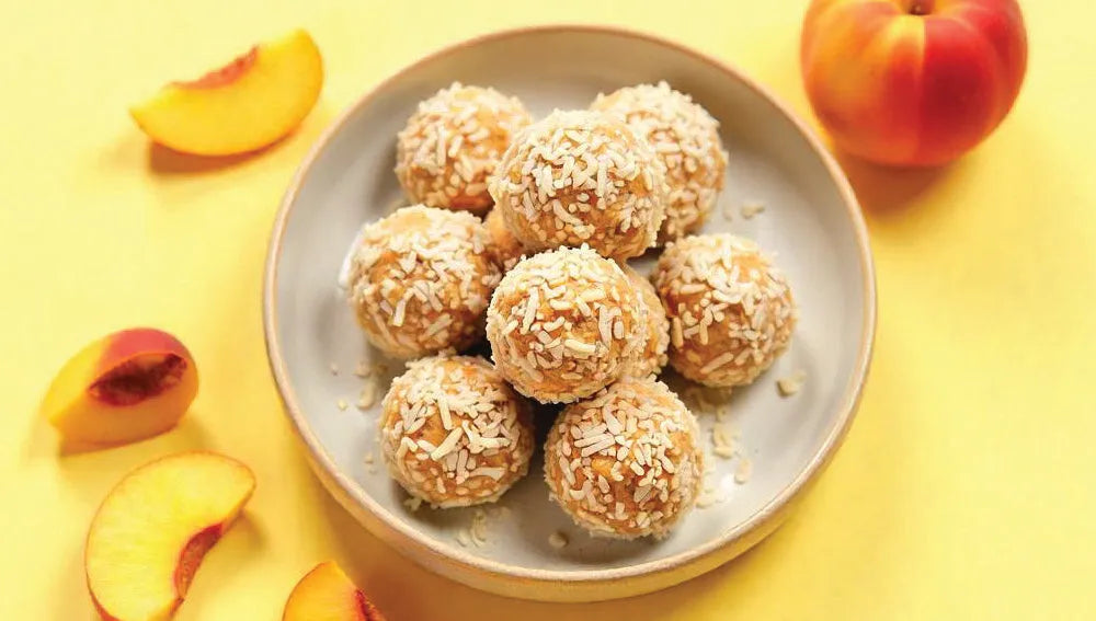 Peach Protein Balls