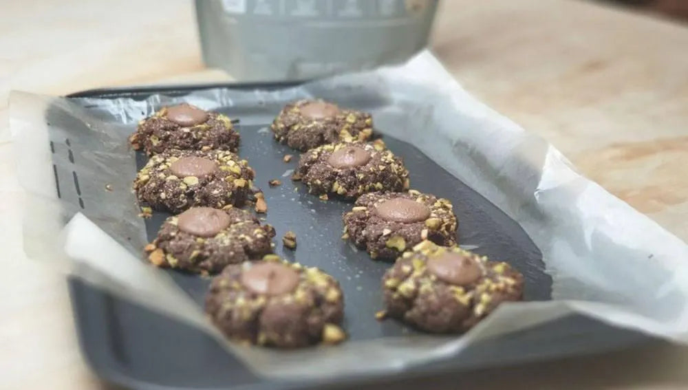 Chocolate & Pistachio Cookies