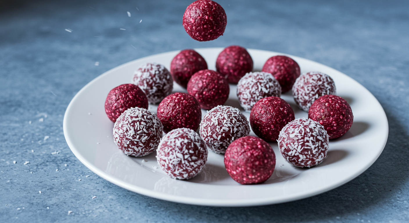 Raspberry Protein Balls