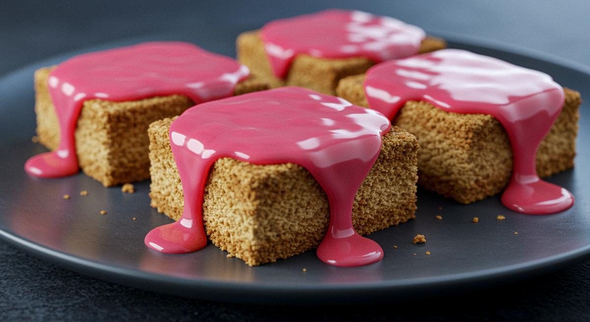 Strawberry Protein Blondies