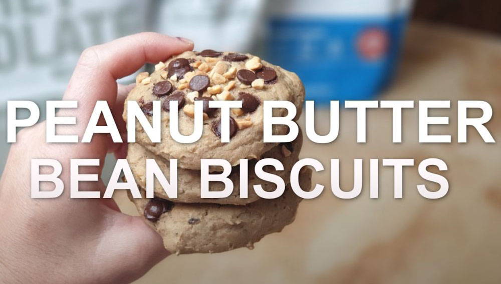 Peanut Butter Bean Biscuits