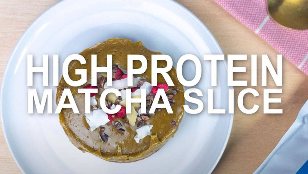 Protein Matcha Slice Recipe