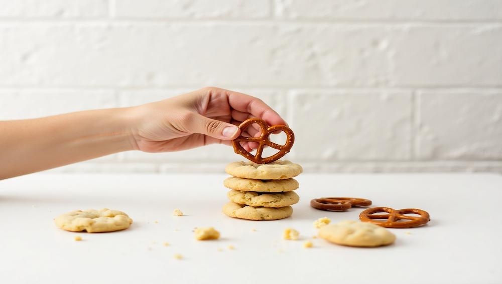 Vegan Pretzel Cookies