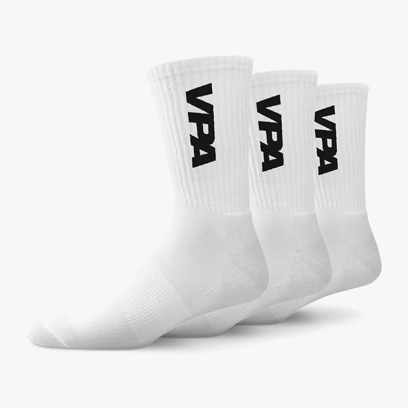 Crew Socks 3 Pack - Whites