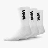 Crew Socks 3 Pack - Whites