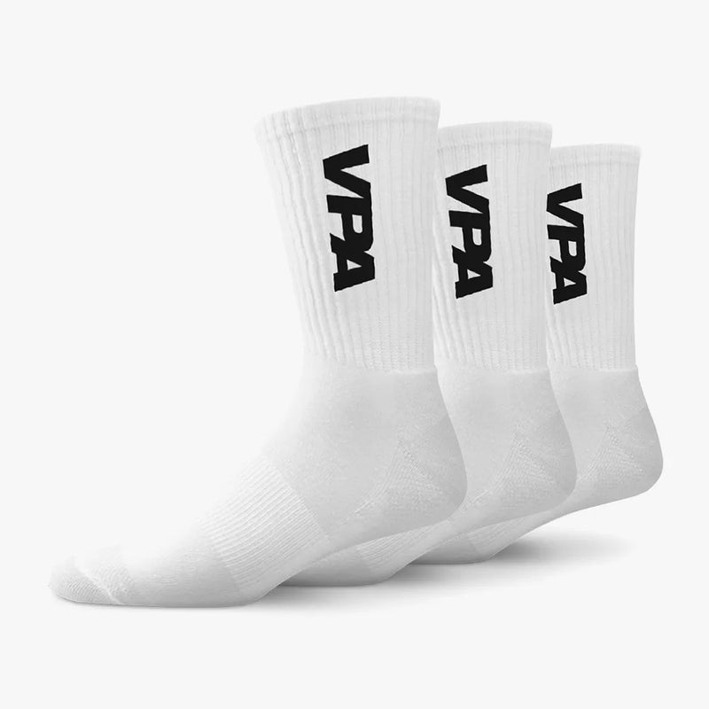 Crew Socks 3 Pack - Whites