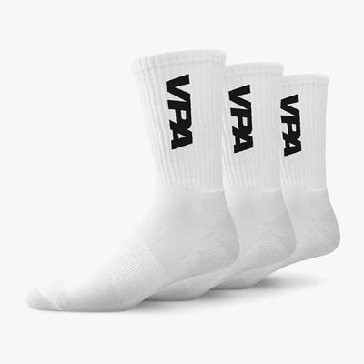 Crew Socks 3 Pack - Whites