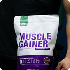 vpa muscle gainer - high protein, high calorie protein shake