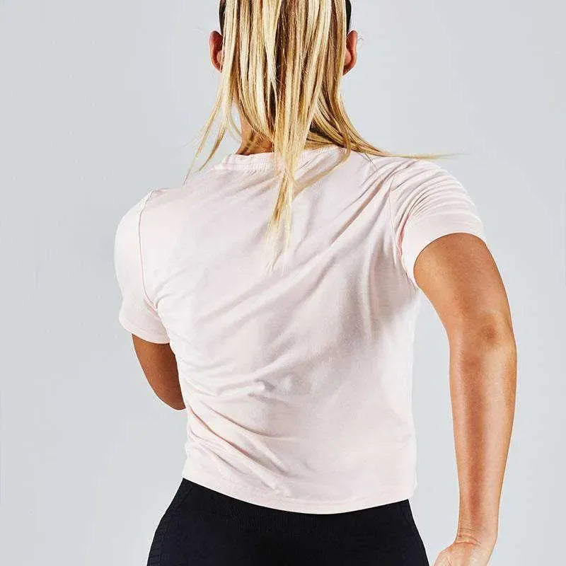 Vital Crop Top - Peach