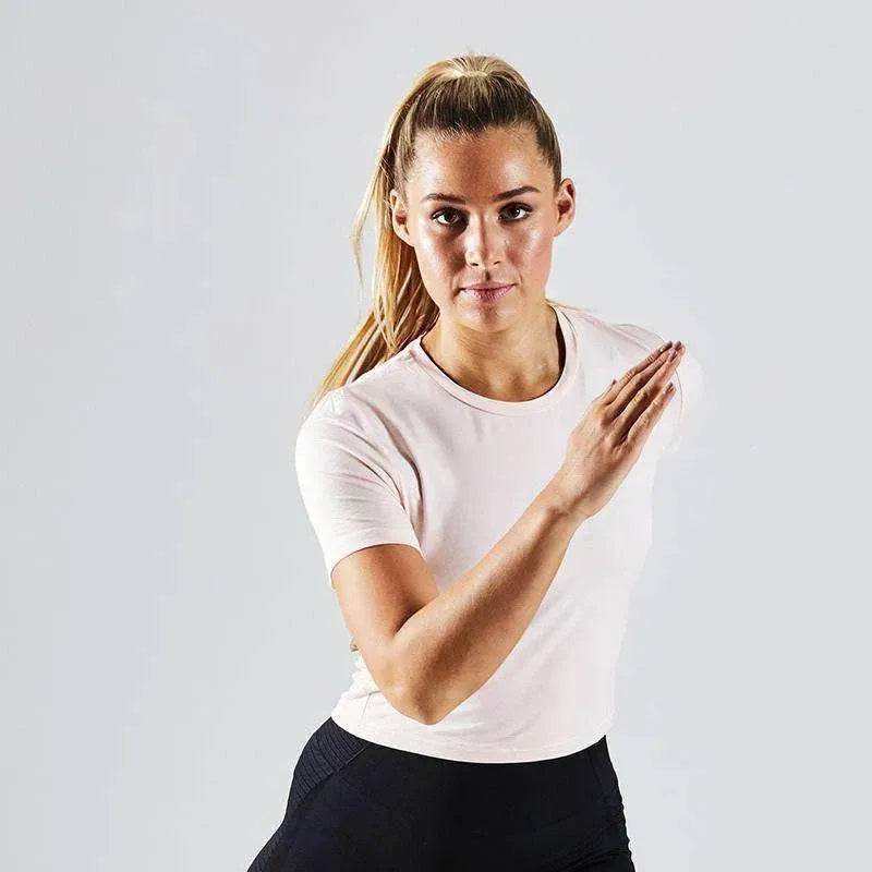 Vital Crop Top - Peach