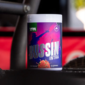 VPA Bussin BCAA intra-workout powder tub