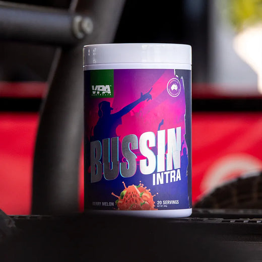 VPA Bussin BCAA intra-workout powder tub