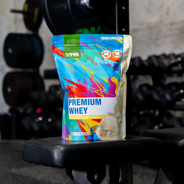 VPA Premium Whey Protein (WPC) powder tub