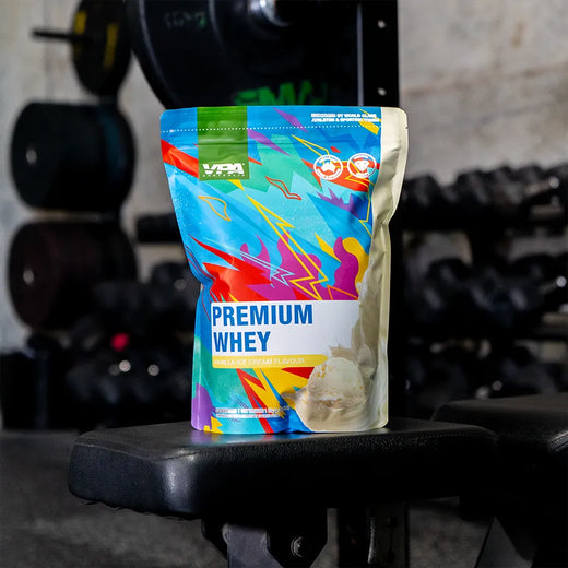 VPA Premium Whey Protein (WPC) powder tub