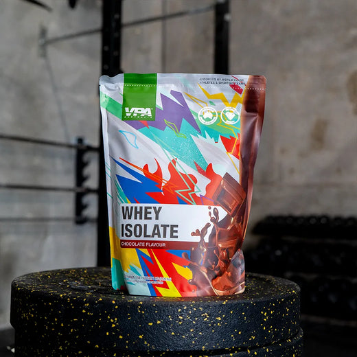 VPA Whey Protein Isolate (WPI) powder tub