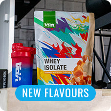 new look packaging, same award winning VPA Whey Protein Isolate